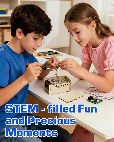 Vista 3 de Kits de ciencia para niños de 8 a 12 años de 12 a 14 años, kit de radio
