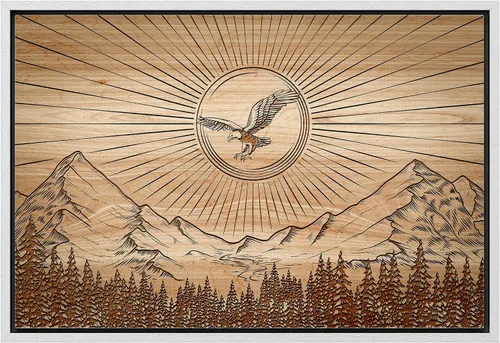 Vista 76 de Hermoso lienzo de paisaje, decoración de pared, arte moderno, juegos para el hogar