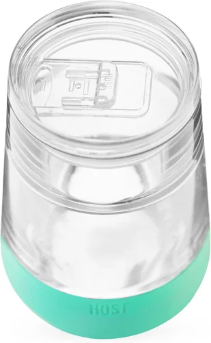Vista 7 de HOST Wine Freeze XL - Tapas de repuesto para vasos grandes con cierre de pestaña deslizante, tapa de taza de viaje, juego de 2 unidades transparentes