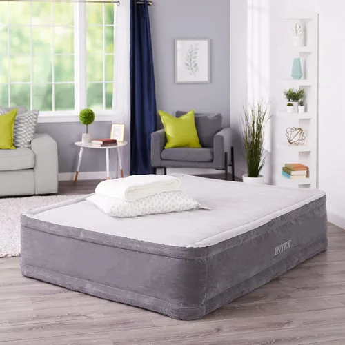 Vista 6 de Intex Comfort Plush - Cama de aire elevada Dura-Beam con bomba eléctrica incorporada