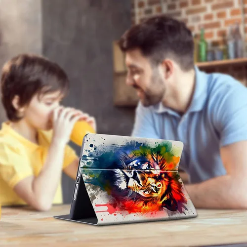 Vista 37 de Funda para tablet Kindle Fire 7 2019/2017 lanzamiento 9ª/7ª generación 7 pulgadas, ligera, protectora de piel sintética, cubierta inteligente
