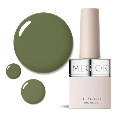 Vista 47 de MEGIOR Esmalte de uñas de gel libre de TPO, 0.5 onzas líquidas, base de gel transparente para remojar la lámpara de uñas LED, capa base de larga