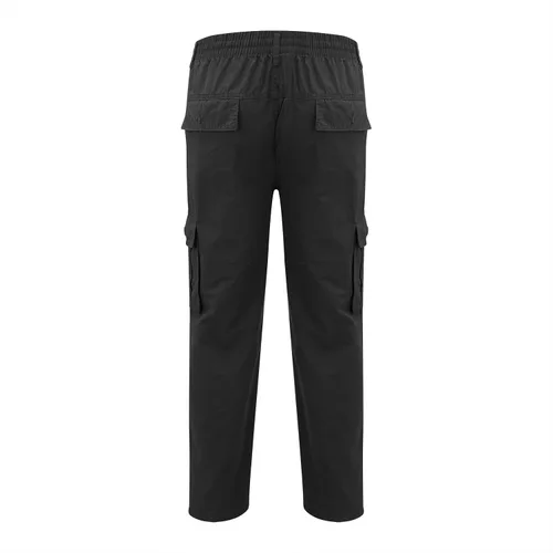 Vista 3 de Pantalones cargo casuales para hombre, pantalones de senderismo al aire libre, pantalones deportivos ligeros de retazos, pantalones de trabajo