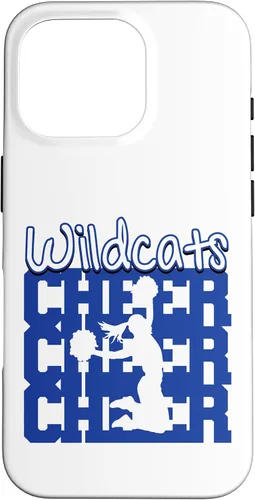 Vista 20 de Wildcats Cheer Back to School Cheerleading Spirit B Case for iPhone 16