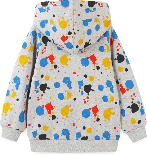 Vista 16 de Sudadera con capucha de forro polar de algodón para niños pequeños 2-7T