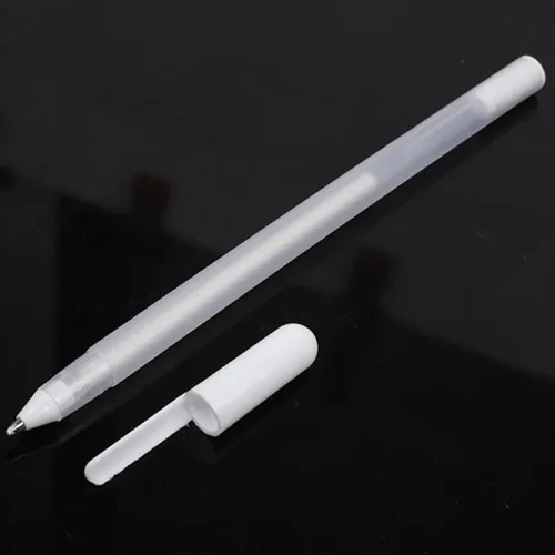 Vista 3 de minkissy 6 lápices de mapeo de cejas – Rotuladores de microblading blancos para maquillaje de piel, posición, mapeo de posición, herramientas