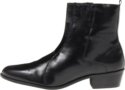 Vista 7 de Stacy Adams Santos - Botas con cremallera lateral para hombre, cuero negro