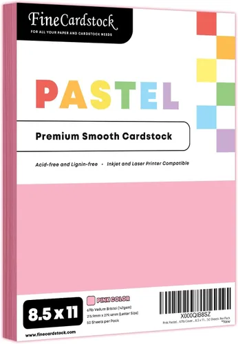 Vista 10 de Papel de cartulina de color pastel azul, cartulina de peso medio con cubierta de 67 libras, para artes y manualidades, colorear, anuncios, impresión