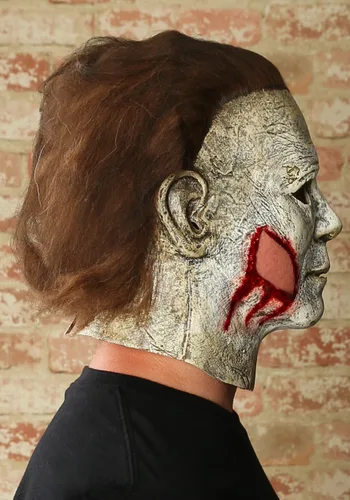 Vista 3 de Halloween (2018) Máscara de la Batalla Final de Michael Myers Multicolor