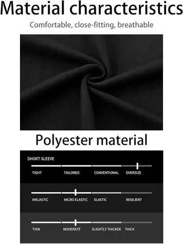 Vista 4 de Gecaitez Camiseta para hombre, camiseta con estampado 3D para hombre, camisetas gráficas divertidas para hombre, S-3XL