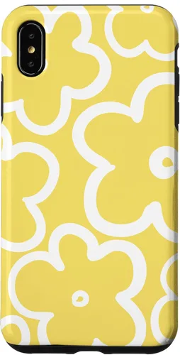 Vista 11 de iPhone 16 Cute Flower Pattern Wildflower Lemon Yellow and White Floral Case