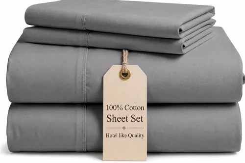 Vista 8 de Good Sleep Bedding Sábanas tamaño individual XL, juego de sábanas de 4 piezas, 800 hilos, suaves, duraderas, extra largas, bolsillo profundo de 16