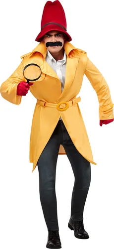 Vista 4 de Rubie's Disfraz Clouseau de inspector de pantera rosa para adultos, como se muestra, XL