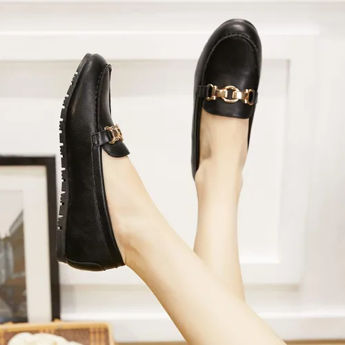 Vista 9 de Mocasines casuales para mujer, cómodos y ligeros, mocasines planos sin cordones