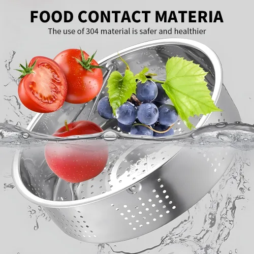 Vista 10 de Cesta de vapor para olla instantánea, cesta de vapor de verduras de acero