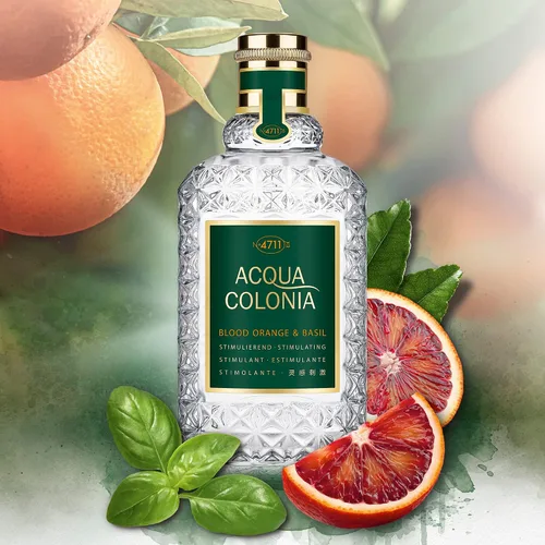 Vista 6 de 4711 Acaua Colonia; naranja sangre y albahaca Eau De Colonia Spray 5.7 Oz