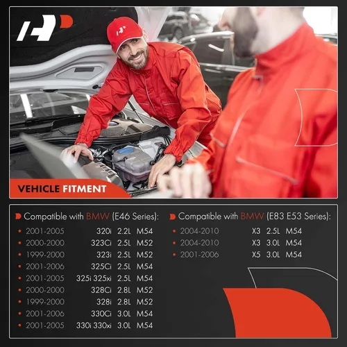 Vista 2 de Tanque de recuperación de expansión de refrigerante del motor A-Premium - Con sensor y tapa [DOHC, 6Cyl 2.2 2.5 2.8 3.0L] Compatible con BMW