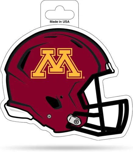 Vista 64 de Rico Industries NCAA - Calcomanía para casco de corte en forma de 4.75 x 5 pulgadas