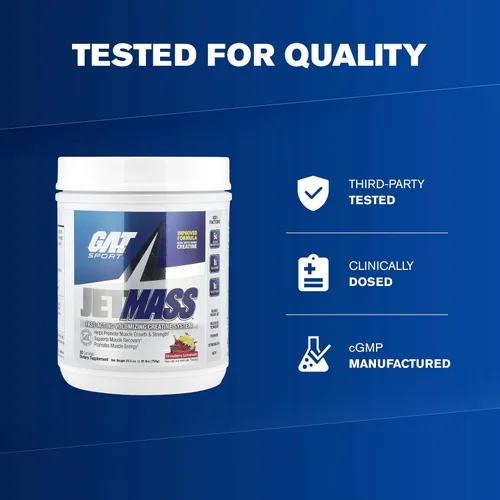 Vista 4 de GAT SPORT JETMASS, Limonada de fresa, 26.5 oz (30 porciones)