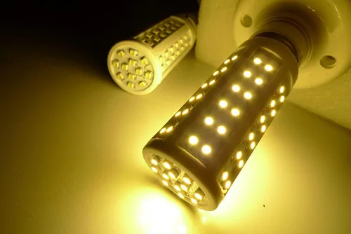 Vista 3 de Blanco cálido suave 3000 K CC 12 voltios a 20 voltios base de tornillo mediano 84 x 3528 LED Cluster E26 E27 Socket Amplio rango de trabajo DC