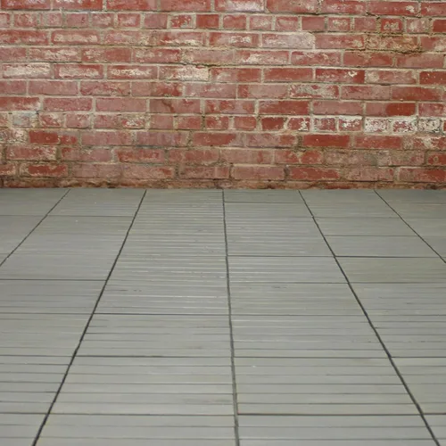 Vista 8 de Baldosas de madera de acacia para exteriores, baldosas de patio que se entrelazan. Moderno Gris Recto