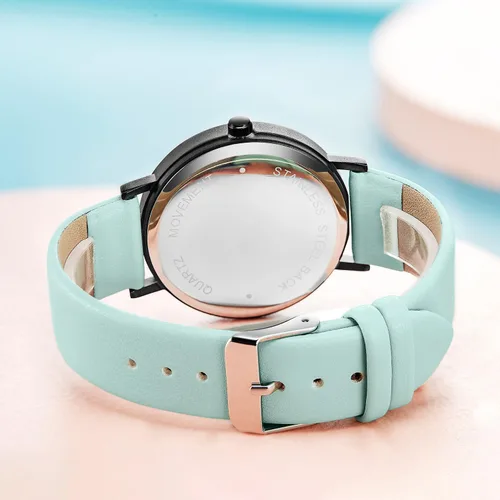 Vista 3 de SHENGKE Reloj de moda Simple Decente Casual Moda Reloj de Cuarzo (Menos es Más) Reloj