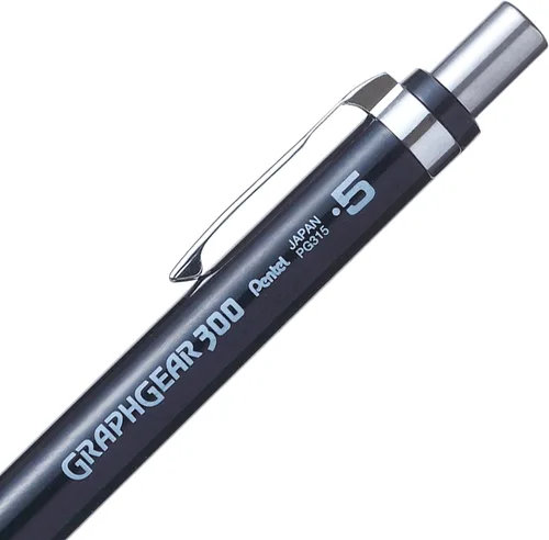 Vista 5 de Pentel GraphGear 300 - Portaminas, caja de 12 lápices, color negro (0.020 in)