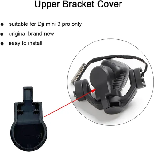 Vista 3 de Mini 3 Pro Reemplazo Gimbal Yaw Axis Soporte Superior Tapa Piezas de Reparación para DJI Mini 3 Pro Drone.