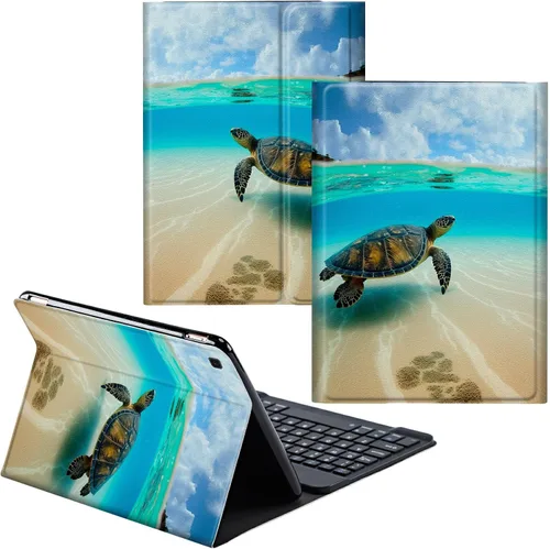 Vista 26 de Funda para Samsung Galaxy Tab S6 Lite 2022/2020 Teclado inalámbrico desmontable y cubierta de cuero PU Funda protectora para tableta para Samsung