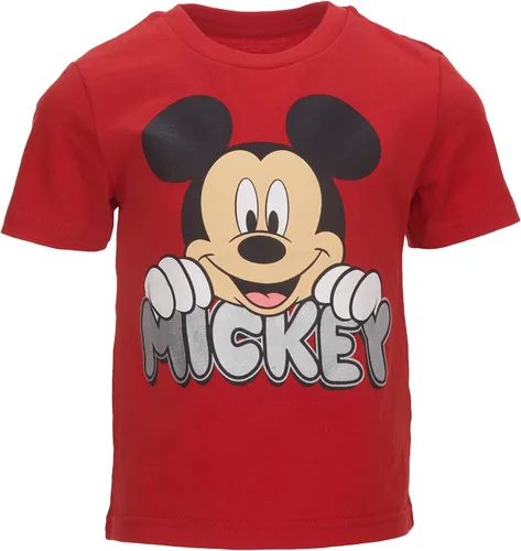 Vista 4 de Disney Camisetas sin botones de Mickey Mouse para niños pequeños a grandes