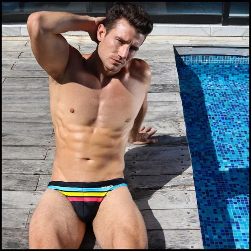 Vista 6 de Bang Men's Swimwear - Swim Mini Brief - Low Rise Fit Bikini Swimsuit