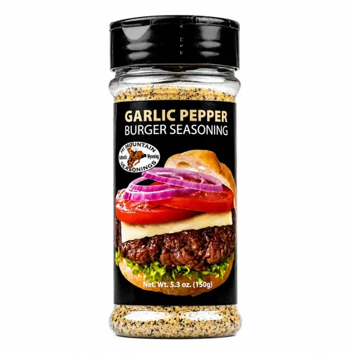 Vista 13 de Hi Mountain Condimento gourmet para hamburguesas Mezcla de alas de búfalo Bondad picante, picante y salada con un toque de ajo Condimento