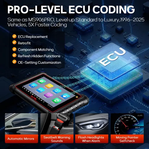 Vista 3 de Autel MaxiPRO MP900TS Escáner Actualización de MS906 PRO MS906TS MP900BT MK900-TS Herramienta de Programación y Diagnóstico de TPMS Igual que MS906