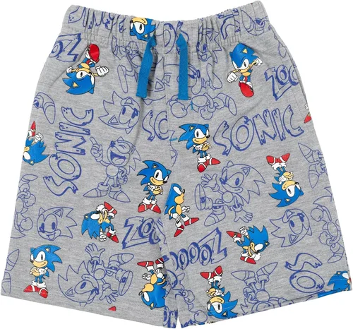 Vista 2 de SEGA Sonic The Hedgehog Knuckles The Tails - Paquete de 3 pantalones cortos