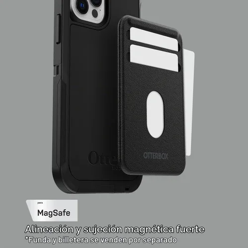 Vista 4 de OtterBox Cartera desmontable (la funda se vende por separado) para MagSafe - Negro