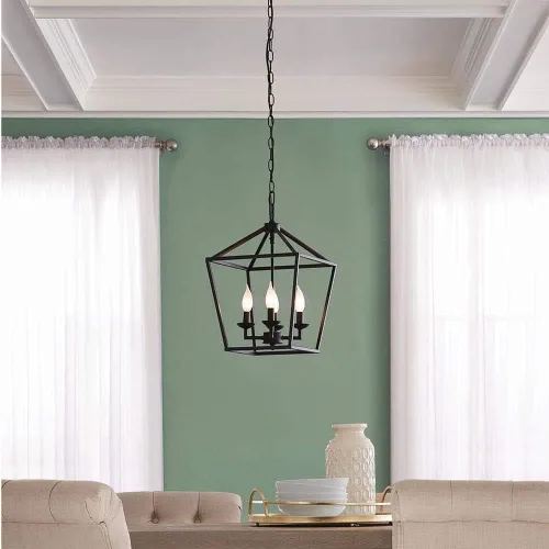 Vista 7 de Home Decorators Collection 4- Candelabro enjaulado de bronce claro