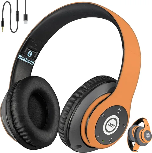 Vista 10 de Audífonos recargables iJOY Matte con antena inalámbrica, bluetooth plegables de diadema con micrófono., Avatar