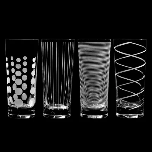 Vista 6 de Mikasa - Juego de 4 vasos largos de 19.75 onzas de la colección Cheers