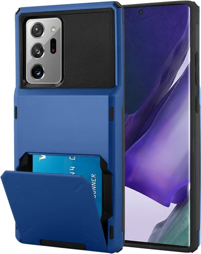 Vista 130 de Funda tipo cartera para Samsung Galaxy S22 con ranura para 2 tarjetas de crédito Funda a prueba de golpes Hybrid Heavy Duty Protection Armor Funda