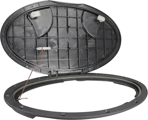 Vista 5 de Pactrade Marine Barco, kayak, canoa, pesca, aparejo, vela, resistente, 20 pulgadas, impermeable, cubierta de placa de cubierta con bolsa