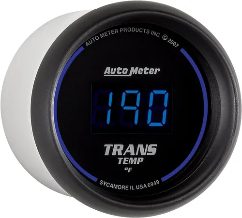 Vista 2 de Auto Meter 6949 Cobalt Digital Transmisión Medidor de Temperatura, 2 1/16