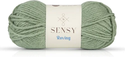Vista 58 de Sensy Roving - Ovillo de lana multicolor, 3.5 onzas, 132 yardas, calibre 5, voluminoso (otoño)