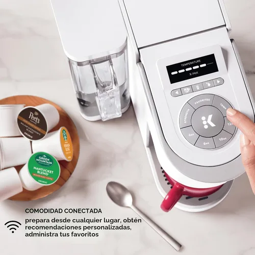 Vista 5 de Keurig K-Supreme SMART Cafetera de una sola porción con compatibilidad WiFi, 4 tamaños de preparación y depósito extraíble de 66 onzas, compatible