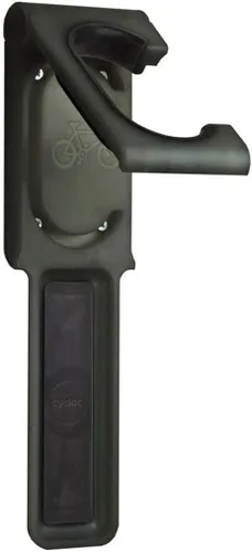 Vista 3 de Endo - Soporte de Pared para Almacenamiento de Bicicletas – Almacenamiento de Ciclo Vertical con Rueda Colgada - Negro