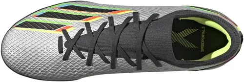 Vista 4 de adidas X Speedportal.3 - Zapatos de fútbol para hombre, color plateado metálico-núcleo negro-amarillo solar, 10