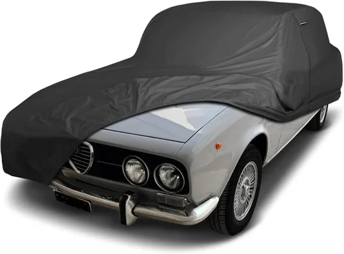 Vista 72 de iCarCover Funda de automóvil personalizada de alta calidad para Alfa Romeo 147 2002-2007, resistente, impermeable, para todo tipo de clima, lluvia