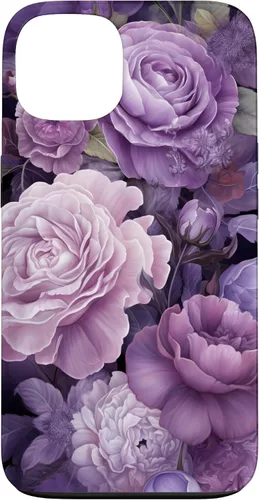 Vista 7 de Elegant Blush Pink And Purple Vintage Floral Rose And Peony Case for iPhone 16
