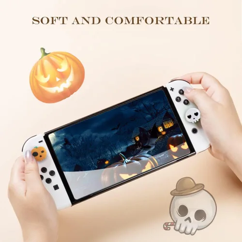 Vista 39 de PERFECTSIGHT Juego de 4 fundas para palanca de mando para Switch Lite/OLED, para Nintendo Switch, para Switch Lite/OLED, cubierta de botón analógica