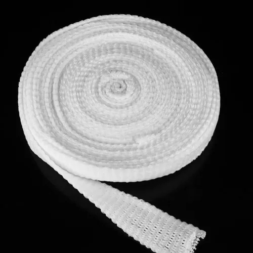 Vista 5 de Fijar vendaje de soporte tubular de red elástica, vendaje quirúrgico para heridas, medias de algodón médico, 10 yardas de largo, transpirable