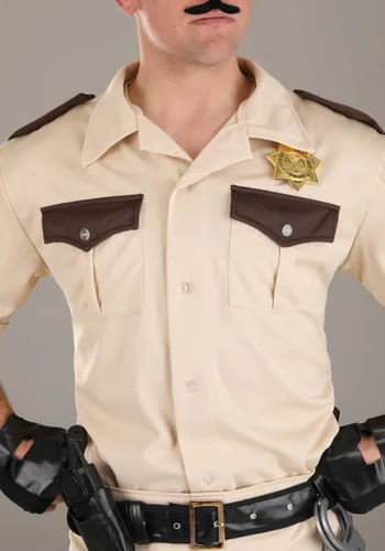 Vista 3 de Disfraz Deluxe Lt. Dangle para hombre talla plus de Reno 911 Multicolor
